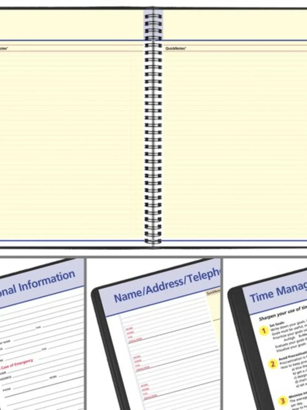 At-A-Glance 2027 QuickNotes Monthly Planner Black Large 8.25